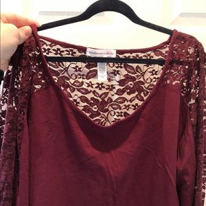 Ambiance Maternity Lace Top